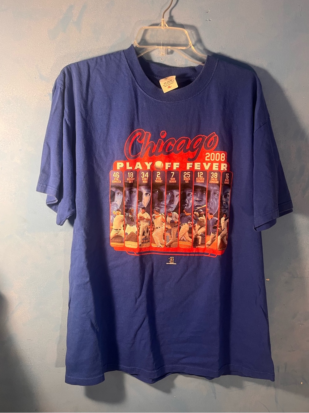 Chicago Cubs 2008 Playoff Fever T Shirt